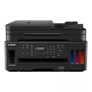 Impresora A Color Multifunción Canon Mega Tank G7010 Con Wifi Negra 100v/240v