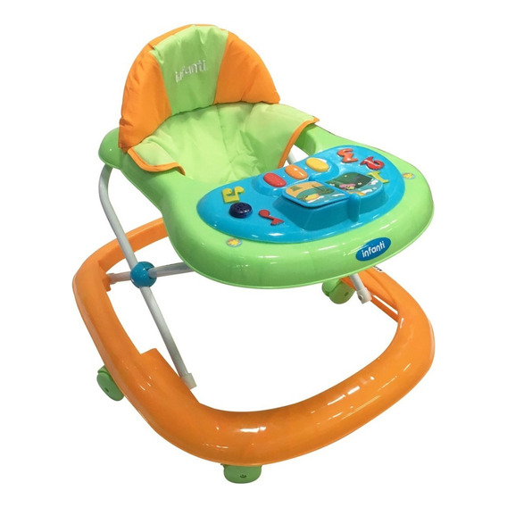 Andadera Para Bebé Infanti Lxb105 Con Tablero Musical Color Verde