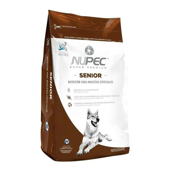 Alimento Nupec Nutrición Científica para perro senior todos los tamaños sabor mix en bolsa de 15kg