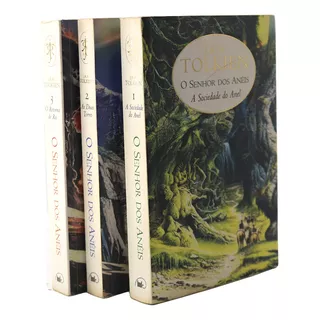Trilogia Livros Senhor Dos Anéis De J. R. R. Tolkien B8550