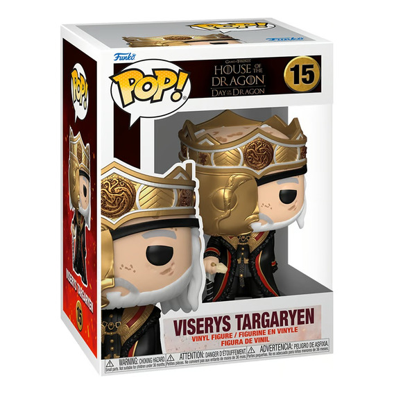 Funko Pop House Of The Dragon - Viserys Targaryen Masked #15