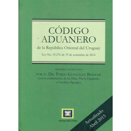 Codigo Aduanero  -