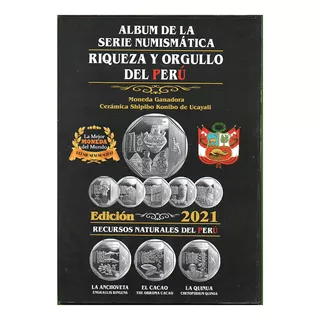 Album Vacio Peru P/ Monedas Serie Riqueza Y Orgullo Año 2021