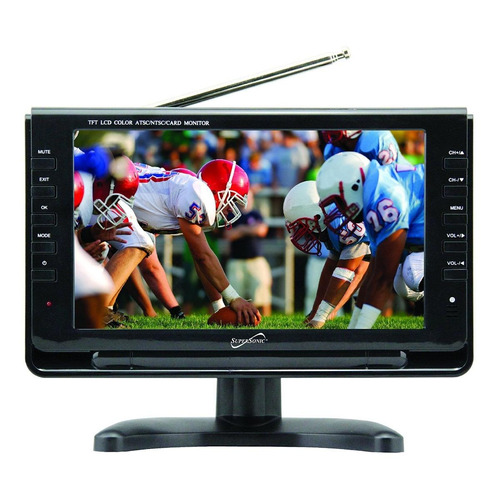  Pantalla portátil Supersonic SC-499 LCD HD 9" 100V/240V