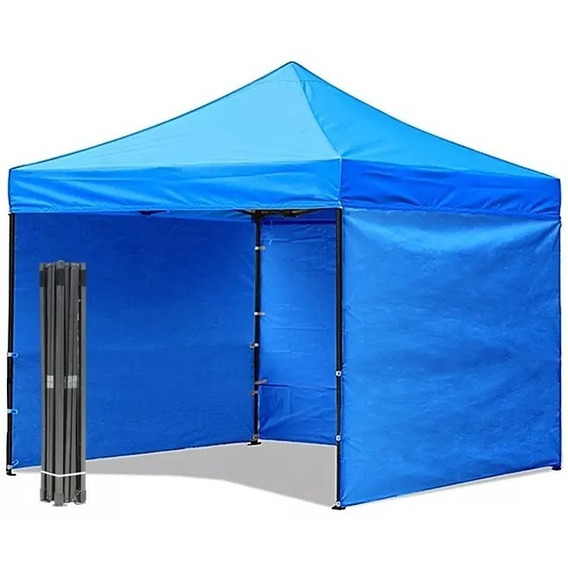 Carpa Paredes Lona 3m X 3m Plegable Impermeable Toldo 