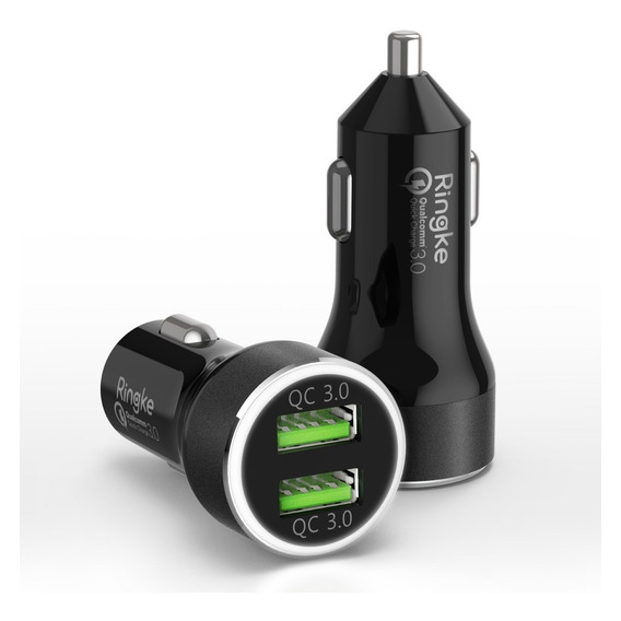 Cargador Auto Ultra Rapido Ringke Quick Charge 3.0 Qualcomm