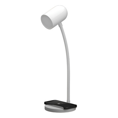 Lampara Velador Saturno Blanco Led Carga Celular Dimer Mc