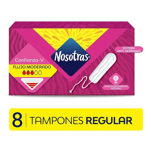 Nosotras Tampon Medio X 8un