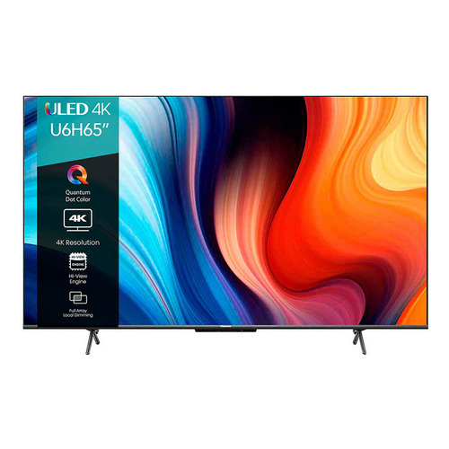 Pantalla Hisense 65u6h 65'' Uled 4k Dolby Vision Android Tv