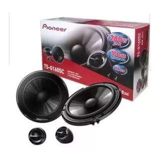 Bocinas Pioneer Set De Medios De 2 Vías 6 ½  Ts-g1605c Color Negro