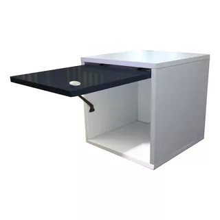 Buro Flotante Recamara Mdf Mesa Envio Ensamblado Negro