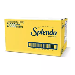 Edulcorante Splenda De 2000 Sobres/sticks