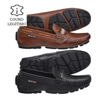 Kit 02 Pares De Drive Masculino De Couro- Ref- Drive P I P R