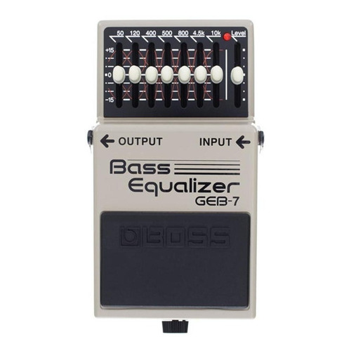 Pedal de efecto Boss Bass Equalizer GEB-7  gris