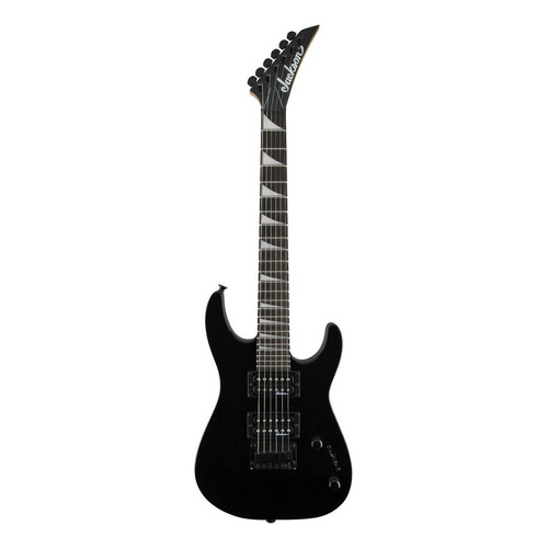 Guitarra eléctrica Jackson JS Series Dinky Minion JS1X de álamo gloss black brillante con diapasón de amaranto