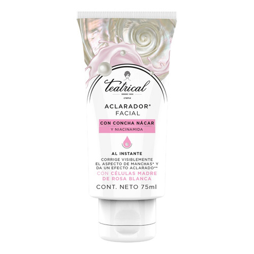 Cuidado Facial Teatrical Aclarador De Manchas De 75 Ml