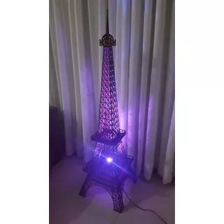 Luminária Torre Eiffel Mdf 1 Metro De Altura