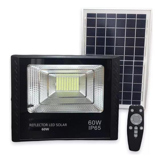 Reflector Led Solar 60w + Control