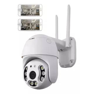 Camara Domo Exterior Full Hd Alarma Seguimiento Inteligente