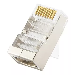 Conector Rj45 Cat6 Metalico Paquete Por 100