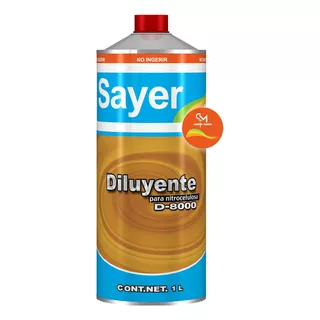 Sayer Lack D-8000 Para Nitrocelulosa 1 Lt D8000 