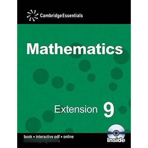 Mathematics Extension 9 St`s W/  - Cambridge Essen, De Bolter,julie & Others. Editorial Cambridge University Press En Inglés