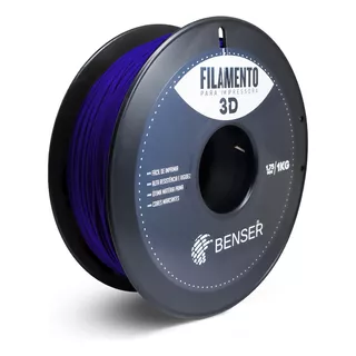 Filamento Pet-g Benser 1.75mm 1kg - Azul Escuro