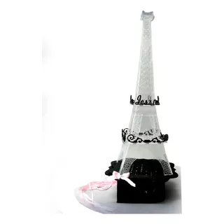 Torre Eiffel Ceremonia De Cintas Con 30 Dijes - 15 Años