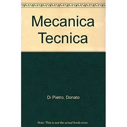 Mecanica Tecnica, De Di Pietro., Vol. Abc. Editorial Alsina, Tapa Blanda En Español, 1