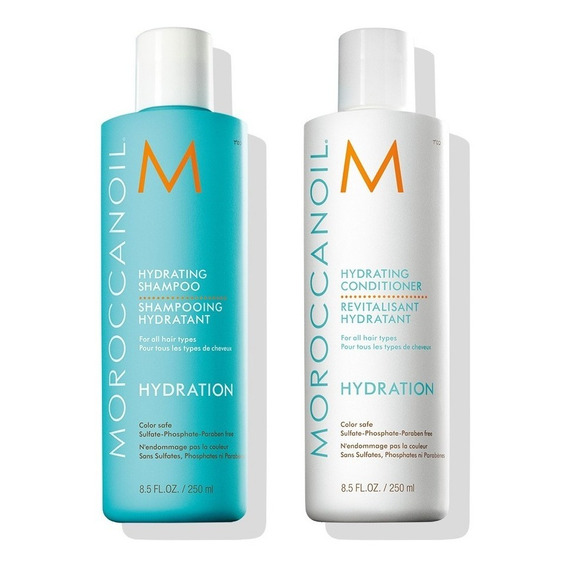 Kit Moroccanoil Hidratante Sin Sulfatos Shampoo Y Acond