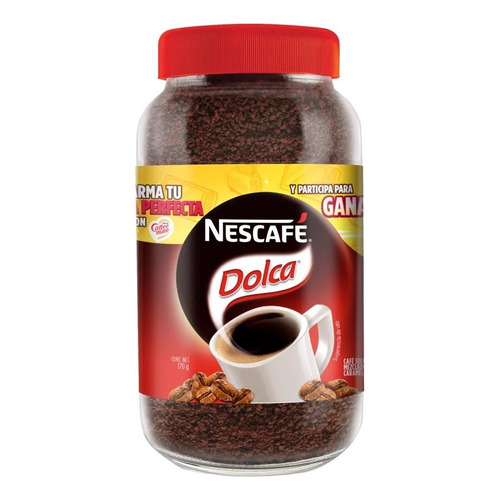 Cafe Soluble Con Caramelo Dolca Nescafe 170 Grs