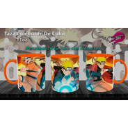 Taza Borde Color Naranja Naruto-001
