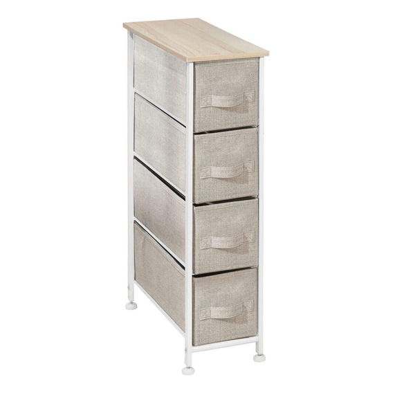 Mueble Organizador 4 Cesto Cajones Tela Esctructura Acero