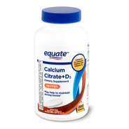 Equate Salud Huesos Citrato De Calcio + D3 200 Tabs Calcium