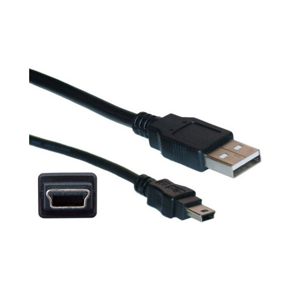 Cable Joystick Carga Datos Mini Usb V3 1.8m