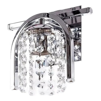 Aplique 2 Luces Lyon Renny Cairel Cristal Cromo Apto Led