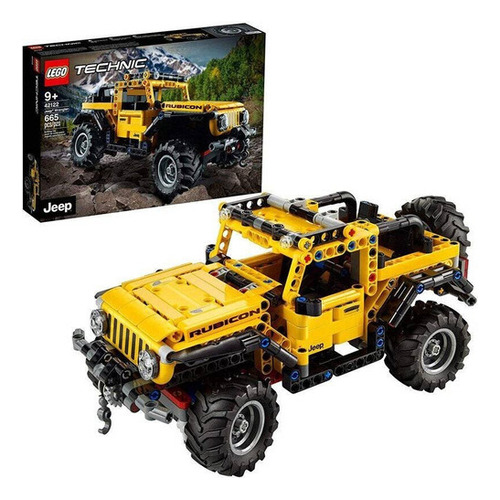 Lego Technic 42122 - Jeep Wrangler (665 Piezas) Cantidad De Piezas 665