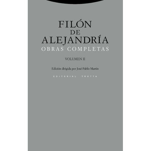 Obras Completas. Volumen Ii - Filon De Alejandria