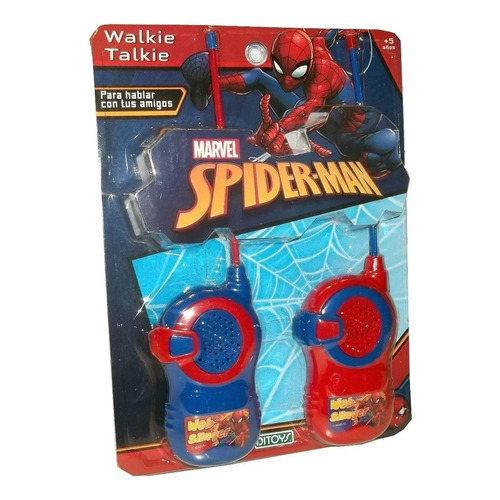 Spiderman Walkie Talkie Handys Marvel Hombre Araña Ditoys Color Marvel spiderman