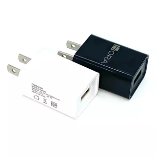 Paquete Con 50 Cargador Cubo 1hora Usb 5w 1a Blanco Y Negro