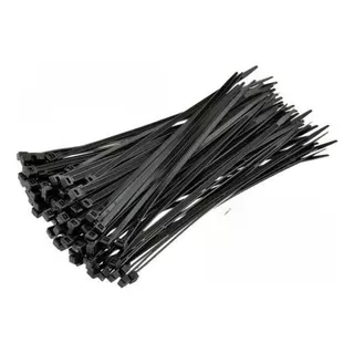 Abraçadeira Em Nylon 200mm X 3,6mm 100 Unidades Cor Preto