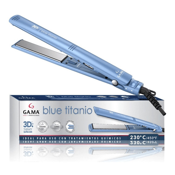 Plancha De Cabello Gama Titanio 3d