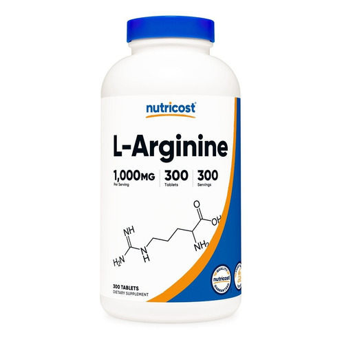 Nutricost L Arginina 1000mg 300 Capsulas Arginine