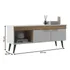 Rack Mesa Tv Living 2 Puertas Rak Modular