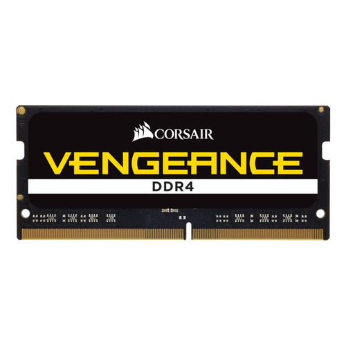 Memoria RAM Vengeance gamer color negro 16GB 2 Corsair CMSX16GX4M2A2400C16