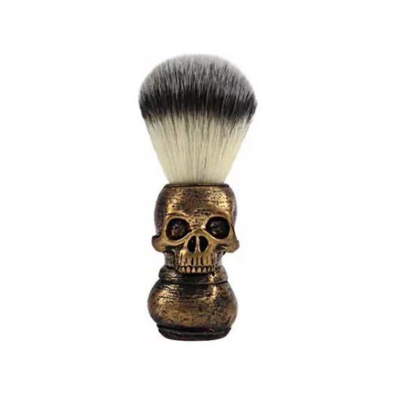 Hisopo O Brocha De Afeitar Calavera Barbería Barba Barbero