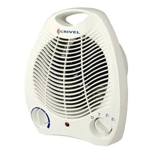 Caloventor Electrico Crivel 1000/2000w Cv-13 Termostato Color Blanco