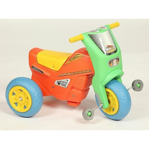Triciclo Moto Twister Vegui Con Pedales Infantil Color Naranja