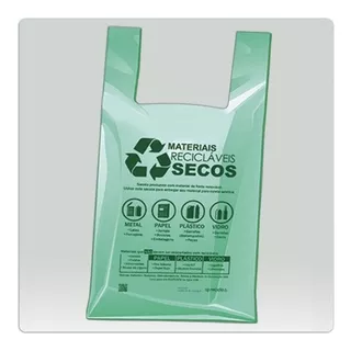 Sacola Plástica De Mercado Biodegradável 48x55 C/100 Uni.