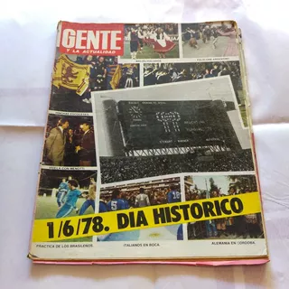 Revista Gente 671 Mundial 78 Aramburu Homenaje Timote